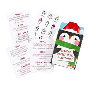 Christmas Penguin Trivia Cards, 3 of 3