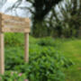 Ladder Direction Oak Sign Post, Up To Eight Tiers, thumbnail 5 of 10