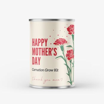 Mother's Day Grow Your Own Carnation Personalised Tin, 4 of 4