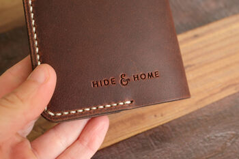 Personalised Leather Passport Cover, 4 of 8