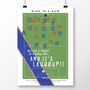 Rangers Nine In A Row Laudrup Goal Poster, thumbnail 2 of 8
