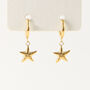 Starfish Hoop Earrings, thumbnail 2 of 8