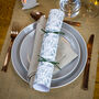 Li'l Eco Classic White Set Of Six Christmas Crackers, thumbnail 1 of 4