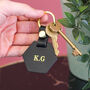 Personalised Hexagonal Keyring Gift For New Home, thumbnail 1 of 7
