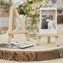 Mini Wooden Wedding Decoration Easels, thumbnail 1 of 3