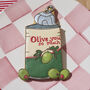 Personalised 'Olive You So Much' Iced Biscuit, thumbnail 1 of 7