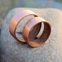 European Walnut And Copper Ring, thumbnail 4 of 8
