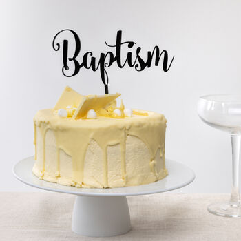 Christening Or Baptism Cake Topper, 3 of 8