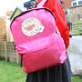Personalised Princess Ballerina Pink Backpack, thumbnail 3 of 5