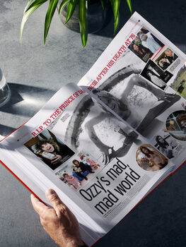 Ozzy Osbourne Personalised Gift Music Legend Deluxe Tribute Book, 4 of 8