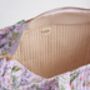 Meadow Creatures Lilac Quilted Tote, thumbnail 4 of 6