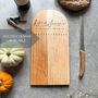 Personalised Maple Charcuterie Board For Couples, thumbnail 1 of 11
