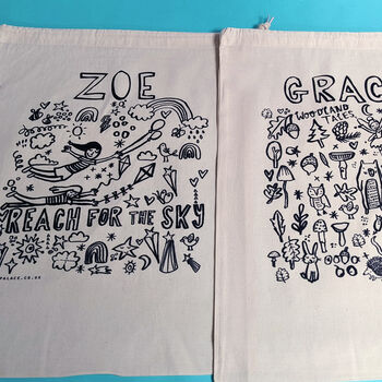 Personalised Colour It In Craft Sack, 7 of 12