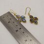 Handmade Labradorite Sterling Silver Earrings, thumbnail 7 of 10