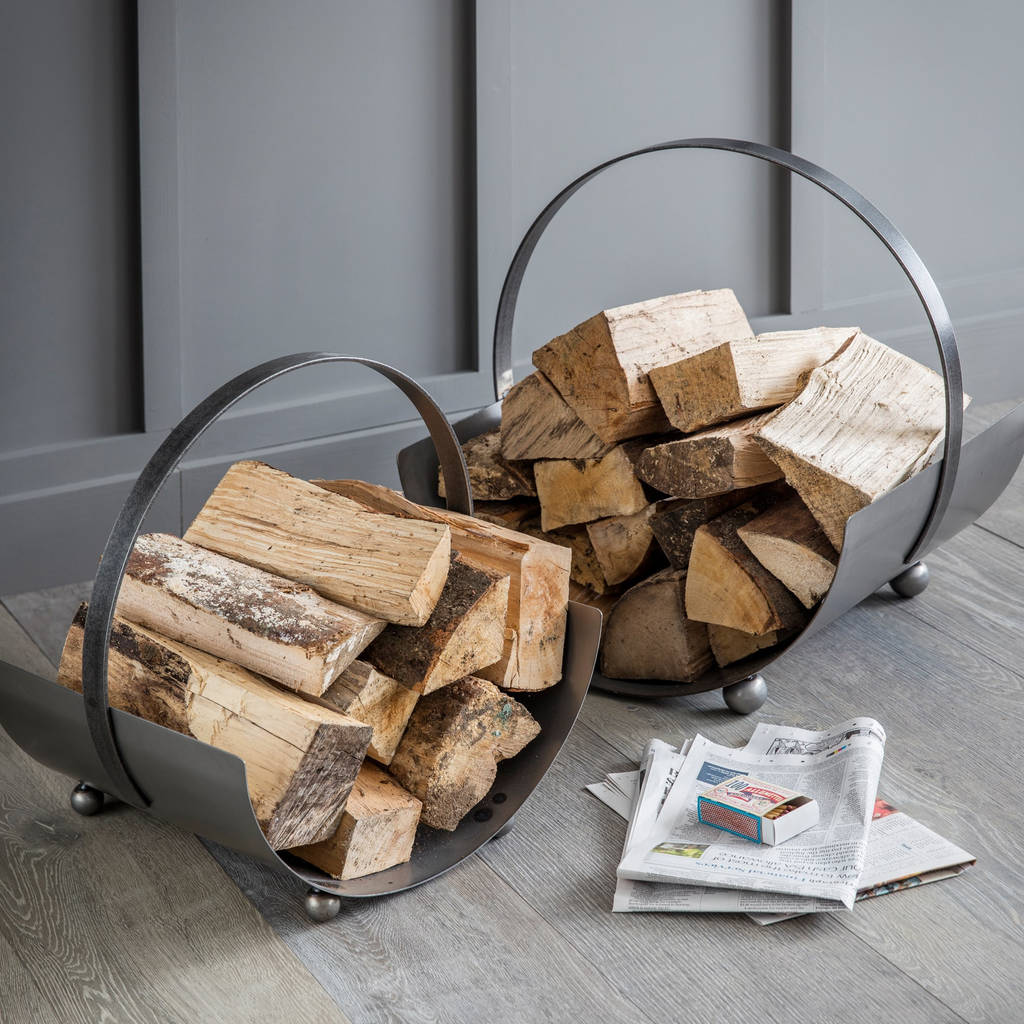 Round Log Carrier By All Things Brighton Beautiful
