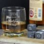 Personalised Golfing Glass And Whiskey Stones, thumbnail 2 of 5