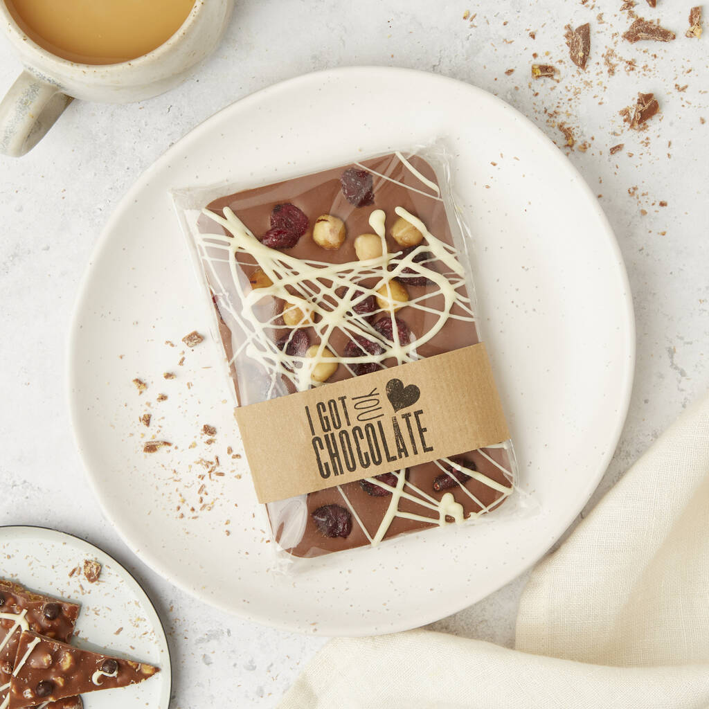 Set Of Three Chunky Flavoured Chocolate Bars By Bagstock & Bumble