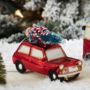 Hanging Mini Car With Christmas Tree, thumbnail 2 of 5