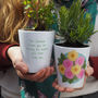 Primrose Personalised Teacher Flower Pot Gift, thumbnail 1 of 2