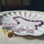 Amethyst Zodiac Crystal Necklace With Clasp, thumbnail 10 of 11