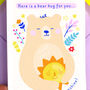 Sending A Bear Hug Just Because Card, thumbnail 2 of 5