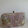 Pink Handcrafted Raw Silk Clutch Bag, thumbnail 4 of 6