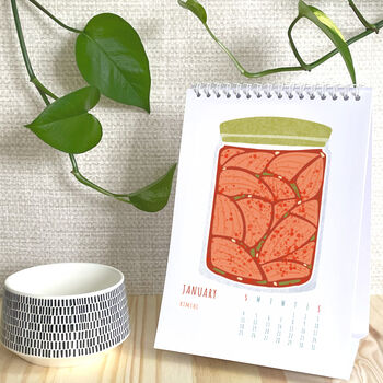 Pickles Desk Calendar 2026 Food Illustrations, 2 of 5
