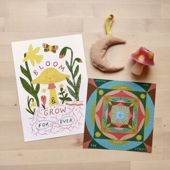 Bloom And Grow Print A4 Unframed, 5 of 6