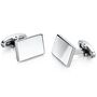 Personalised Cufflinks – Oblong, thumbnail 1 of 6