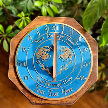 Personalised Anniversary Gift Sundial Celebration Present, 3 of 5
