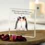 When Penguins Find Their Mate Personalised Acrylic Block, thumbnail 1 of 2