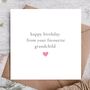 Birthday Card For Grandad From Grand Child, thumbnail 1 of 3