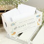 Personalised Safari Animals White Wooden Crate, thumbnail 3 of 4