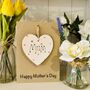 Personalised Mother's Day Mum Wooden Keepsake Card, thumbnail 3 of 4