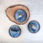 Blue Set Of Two Porcelain Tea Cup With Saucer, thumbnail 10 of 11