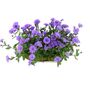 Purple Asters In Decorative White Floral Trough, thumbnail 2 of 3