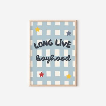 Personalised Boys Nursery Prints Set | Racing Car And Rocket Wall Art, 3 of 6