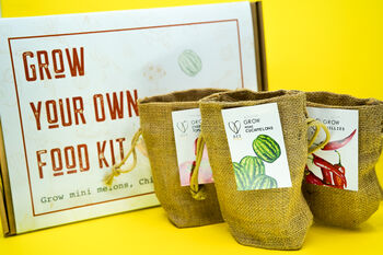 Grow Your Own Food Jute Bag Kit, 7 of 7
