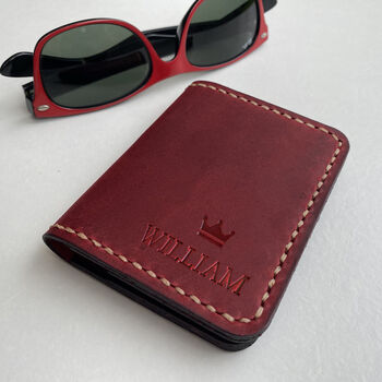 Personalised Genuine Leather Card Holder, 6 of 10