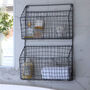 Two Tiered Bathroom Storage Baskets, thumbnail 1 of 4