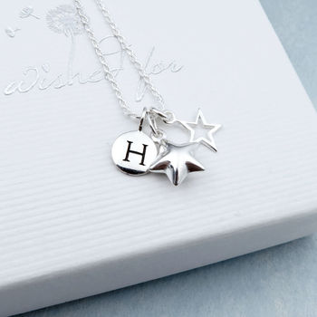 Personalised Silver Stars Necklace, 5 of 5