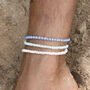 Marley Glass Bead Anklet, thumbnail 6 of 6