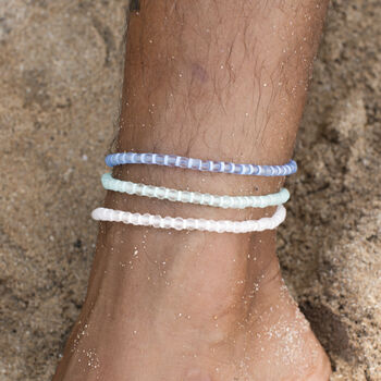 Marley Glass Bead Anklet, 6 of 6