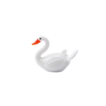 Glass Swan Figurine With Gift Box, 4 of 5