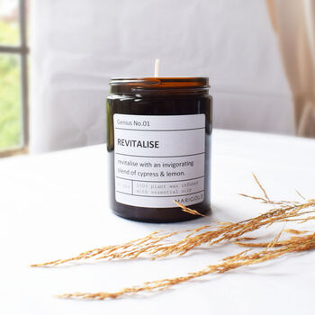 'Revitalise' Wellbeing Aromatherapy Scented Candle, 2 of 3