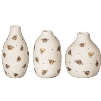Three Queen Bee Mini Vases, 2 of 2