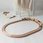 Personalised Christening Wooden Train Set And Track, thumbnail 3 of 5