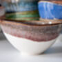 Porcelain Angled Large Bowl, Irregular Shape, thumbnail 4 of 5