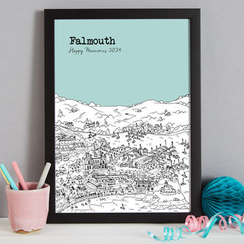 Personalised Falmouth Print, 5 of 9