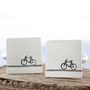 Personalised Bike Cufflinks. Gift For Cyclist, thumbnail 4 of 7